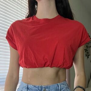 Fiery Retro Crop Top 🔥